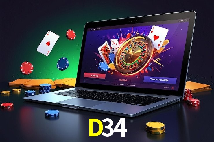 Sinta a adrenalina dos jogos de cassino com D34